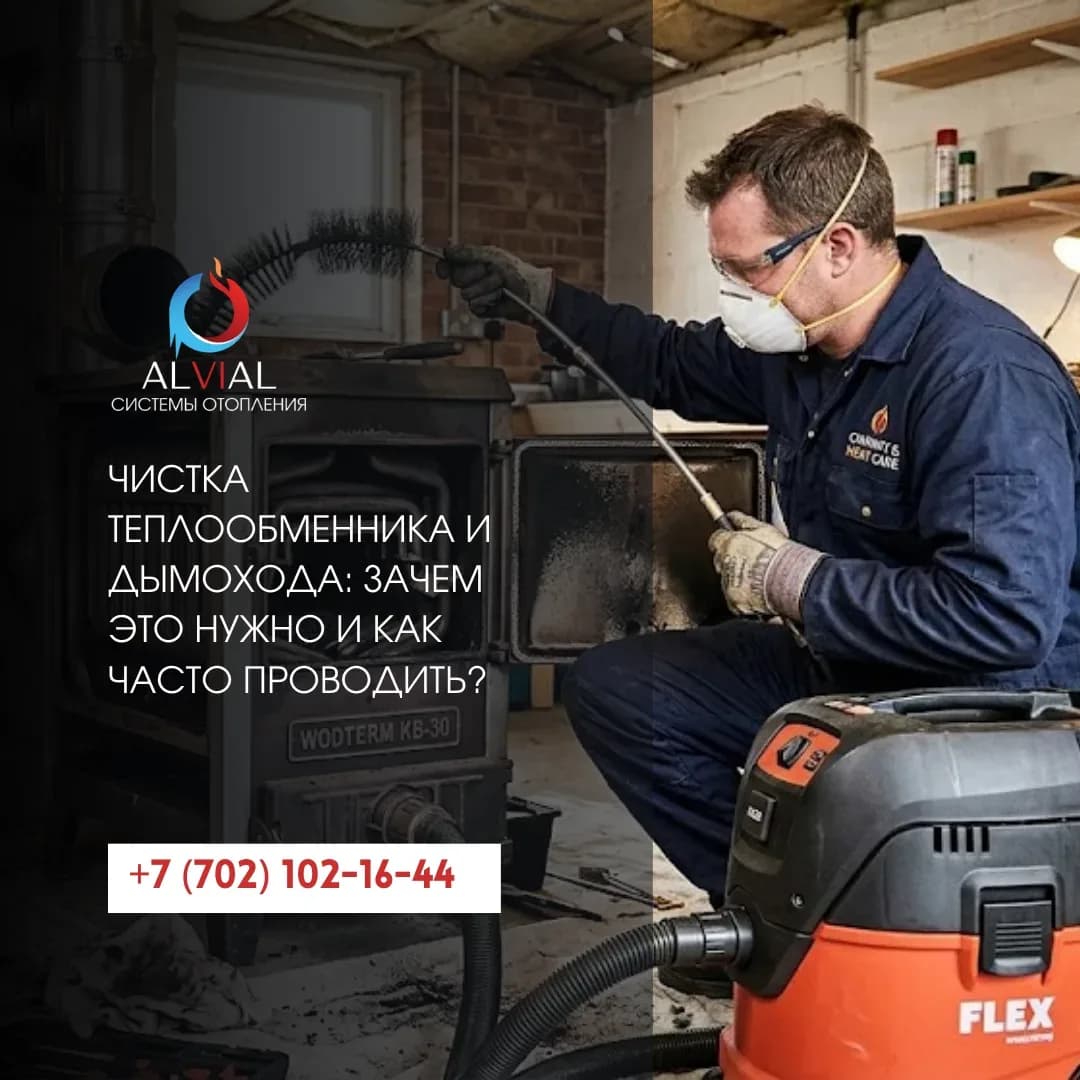 Чистка теплообменника и дымохода: зачем это нужно и как часто проводить?