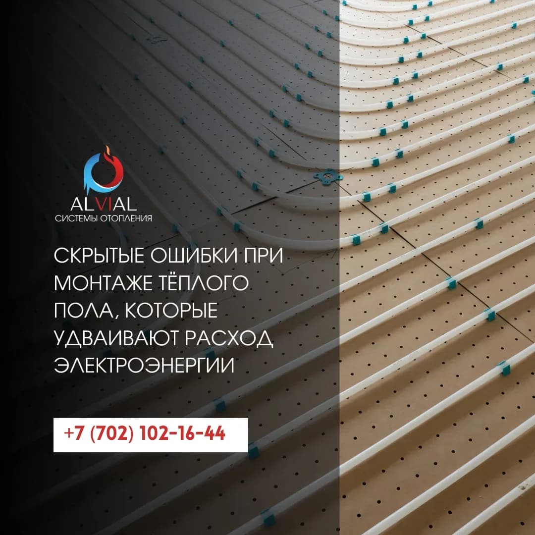 Скрытые ошибки при монтаже тёплого пола, которые удваивают расход электроэнергии